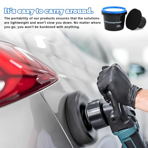 Image of Black Dry Guide Coat Auto Body, Powder Guide Coat for Bodywork, Auto Body Tools Sanding 150g