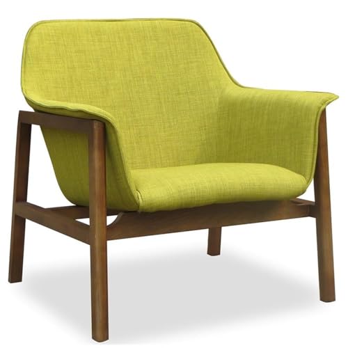 Sillón Plegable Tela Verde miniatura 1