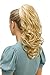 PRETTYSHOP 14"Hair Piece Ponytail Extension Straight Light Curled Nature Looking Heat-Resisting Different Colors (light blonde mix H83)