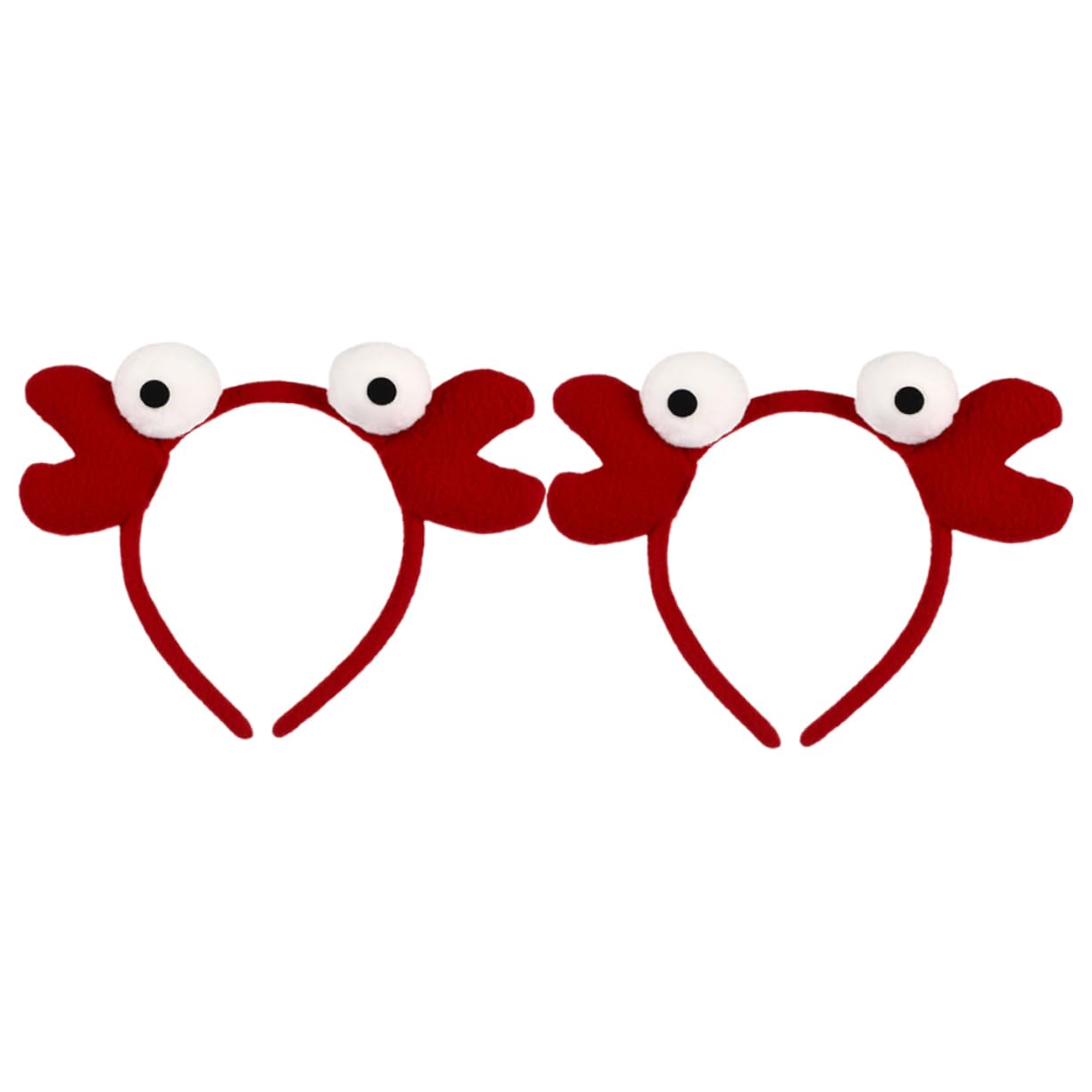 FOMIYES 6 Stck. Teiliges Rotes Krabben Stirnband für Frauen Leichtes Halloween Cosplay Kopfschmuck Universelle Bequemes Tragen für Kostüm und Partydekoration