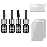 LARDERGO Car Windshield Crack Repair Kit, 4PCS Automotive Glass Nano Repair for Car, Window Glass Li