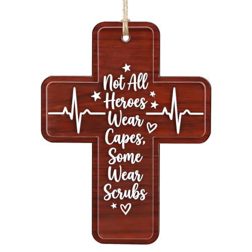 Nurse Cross Christmas Ornament