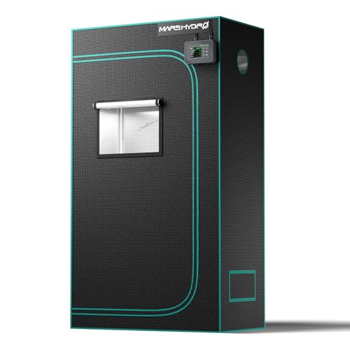 MARS HYDRO Growzelt 90x50x160cm,Indoor Grow Tent Reflektierende Mylar Zuchtzelte Hydrokultur,abnehmbaren Boden Tablett,für Pflanzen wachsen Raum