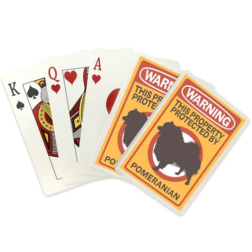 Lantern Press Pomeranian, 52 cartas tamaño póker miniatura 2