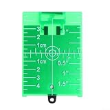 Piastra Target Rosso/Verde 11.5x7.4cm con Stand Piastra Target(Green)