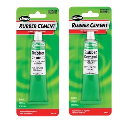 Slime 1051-A Rubber Cement - 1 oz.2 Pack