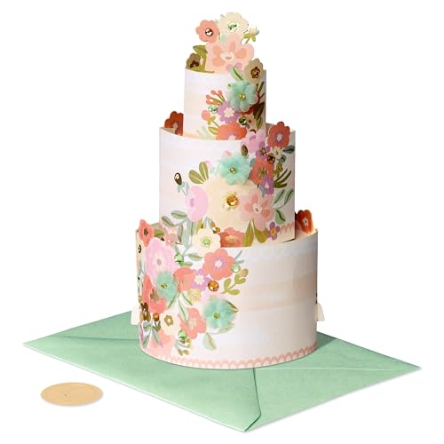 Image of Papyrus Pop-Up Card for Wedding (Overflow with Love)