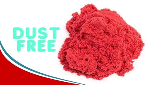 Loty Store Active Sand 500g Red for Kids - Natural Kinetic Sand Kit ...