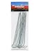 Produktbild 50/100 Zeltheringe Erdanker 230 MM lang aus verzinktem gehärtetem Stahl - Stabile Bodenanker Erdnägel Erdanker für Sonnensegel, Unkrautvlies, Gartenvlies, Zaun & Camping Farbe Silver Größe 50 Stück