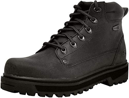 Skechers USA Men's Pilot Utility Boot,Black,6.5 M US
