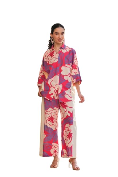 Women's Cotton Pink Co-ord Sets-image-37