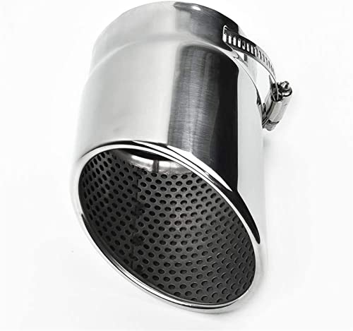Tubo Punta Scarico Per Jeep Wrangler JL 2018. Auto Tailpipe 1 PZ Silenziatori Scarico Posteriore Suggerimento Tubi Finali Acciaio Inossidabile Dissolvenza Argento