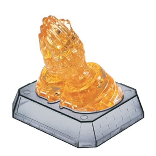 Puzzle de cristal 3D - Manos orantes: 42 piezas Cover