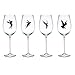 24 x wróżkowe naklejki winylowe - wodoodporna kalkomania kieliszek do wina kubek ściana przełącznik światła samochodowe lusterko samochodowe (V1. czarny)