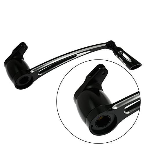 HCmotorku Motorcycle Brake Arm Pedal Shift Lever Shifter Pegs Kit Fit for Harley Touring Road King Road Glide Street Glide Electra Glide Trike 2008-2013 Black by HCmotorku - Image 3
