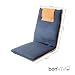 bonVIVO Easy II Silla Acolchada de Suelo con Respaldo Ajustable, Cómoda, Plegable...