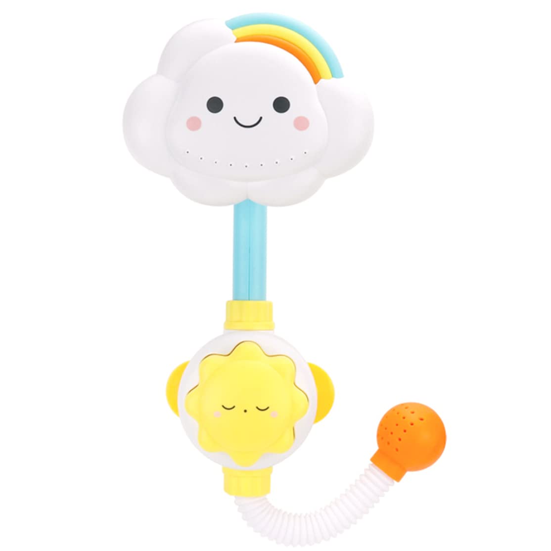 Baby Bath Toy - Cloud Rainbow Water Shower Sprayer, Faucet Squirter for Toddlers Kids