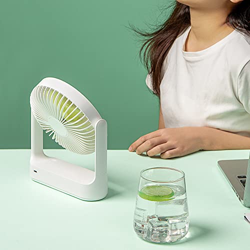 Cnll Ventilador de mesa multifuncional de baixo ruído 4 marchas ajustável vento destacável lâmina de