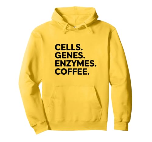 Cellules gènes enzymes café drôle professeur de sciences laboratoire de biologie Sweat à Capuche