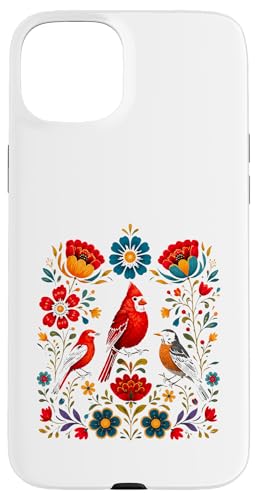 �ԕ� �� �Ԃ����@�� �t�̉� �o�[�h�E�H�b�`���O���D�� �X�}�z�P�[�X iPhone 15 Plus �p