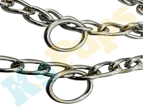 Image of Heavy Weight I Stainless Steel Long Chain I for Heavy Dog Breeds Animals Silver I (L - 60 inch) Chain No-4 Weigth 950 Grams