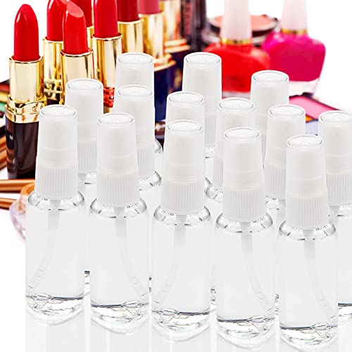 35 Stück Sprühflaschen Kleine 30ml Mini zum Plastik Befüllen Parfüm Zerstäuber Leer Spray Bottle Parfümflasche Nachfüllbar Tragbares Transparente Sprayflasche für Körperpflege Flüssigkeit Kosmetik