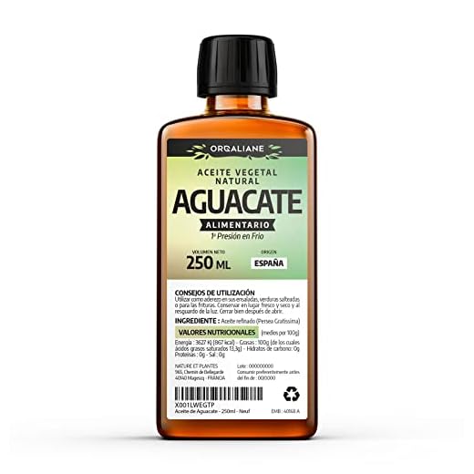 Aceite de Aguacate Puro - 250 ml - Avocado Oil