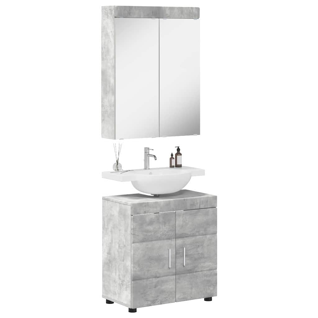 Mueble de baño rectangular moderno vidaXL Tulum para un hogar organizado