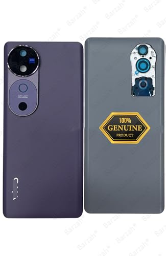Image of Vivo V40 Back Panel Housing | V2348 Rear Back | Battery Door Body Panel Replacement Part with Camera Lens (Lotus Purple)