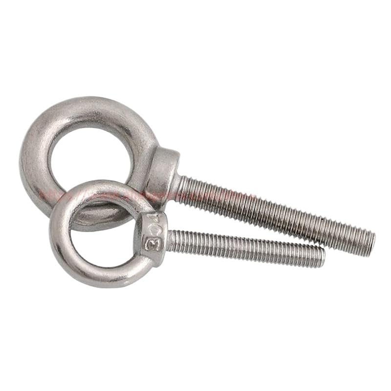 Pernos de ojo con rosca macho para elevación, Paquete de rosca M3-M20 cáncamo elevación acero 304 13 for pernos cuerda cable marino(150mm,M12(1pc))