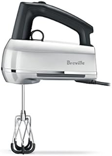 Breville BHM800SIL "The Handy Mix Scraper", Hand Mixer, Silver