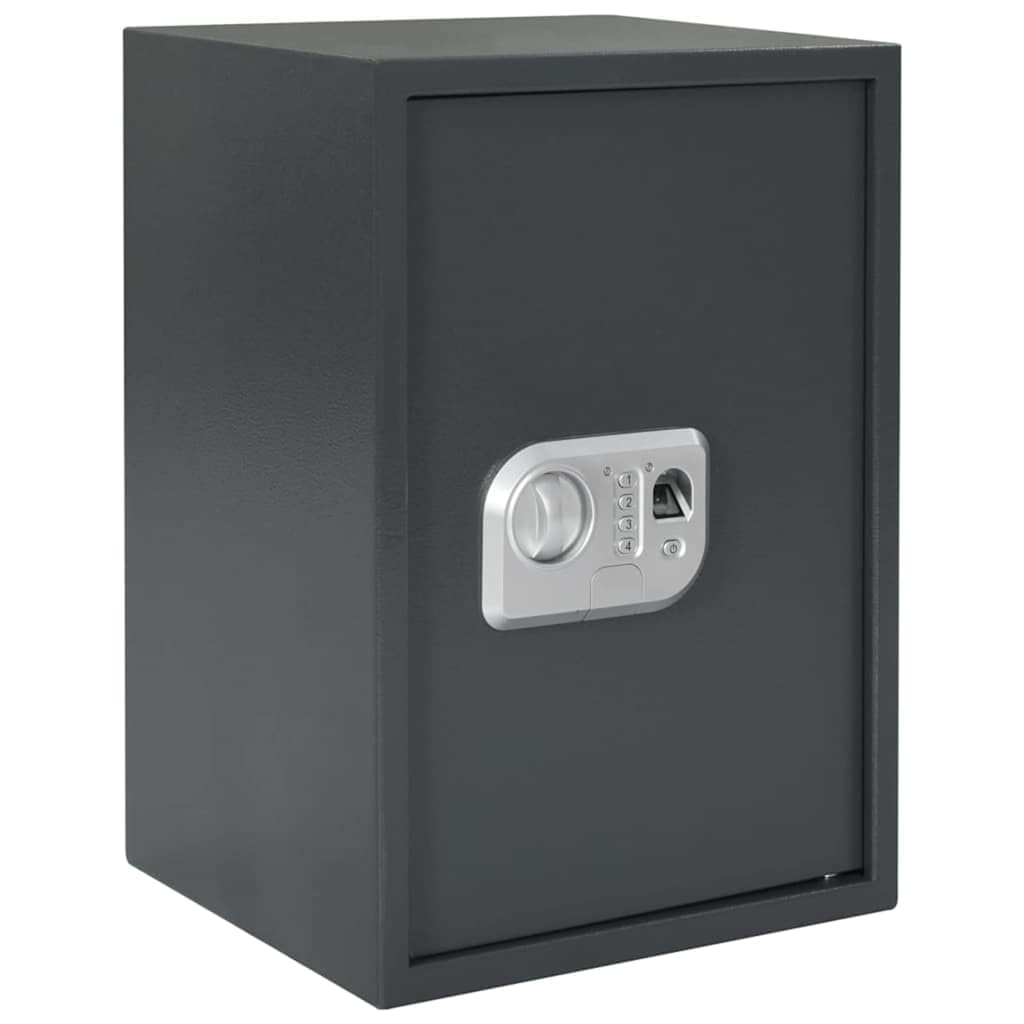 Genérico Caja Fuerte Digital Gris Oscuro 35 x 31 x 50 cm Acero,Seguridad empresarial y del hogar,Cajas fuertes-42011312