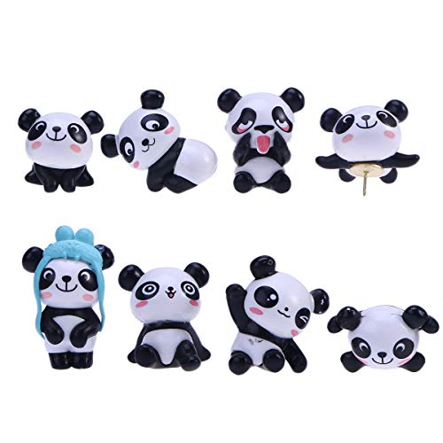 TOYMYTOY Panda Shape Thumbtacks Cute Cartoon Drawing Pin Push Pins for Maps...
