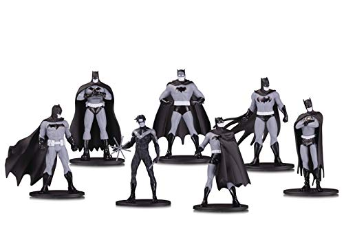 DC Collectibles Batman Black & White Mini Figure 7 Pack Box Set One