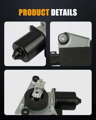 Image of ROADFAR Front Windshield Wiper Motor Fit for Chevrolet for Astro 1994-2005 | For Chevrolet For Astro 1994-2005|For GMC For Safari 1994-2005|Replace 22121186|5 Pins