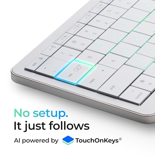 Image of CLVX S Mac Wireless Keyboard with Trackpad Compact | Bluetooth, RGB