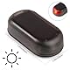 Alarmanlage Auto, Anti Diebstahl Blinklampe, 2 Stück Solar Power Dummy Auto Alarm, Lampe Dummy Anti-diebstahl Blinkende Blinklampe