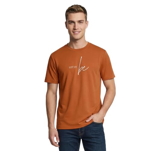 Image of Nobero Men's Regular Graphic Printed T-Shirt for Men | Soft Cotton | Classic Fit | Printed Casual Tshirt for Men