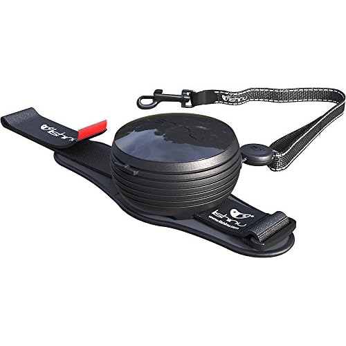Lishinu ORIGINAL Roll-Leine für Hunde von 8kg bis 30kg - SCHWARZ