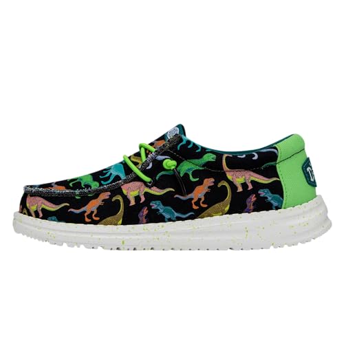 Image of Hey Dude Kids Wally Dino (Little Kid /Big Kid) | Casual Shoes