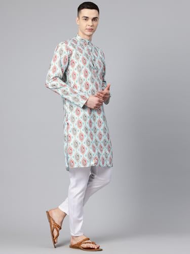 Image of Luxrio Kurta Set for Men Cotton Blend Kurta with Pyjama Set Ethnic Set