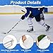 Innconee White Ice Rink Liner 6 Mil Backyard Ice Skating Rink for Replacement DIY Backyard Tarp for at Home Hockey Practice or Skating Training(30 x 60 ft)