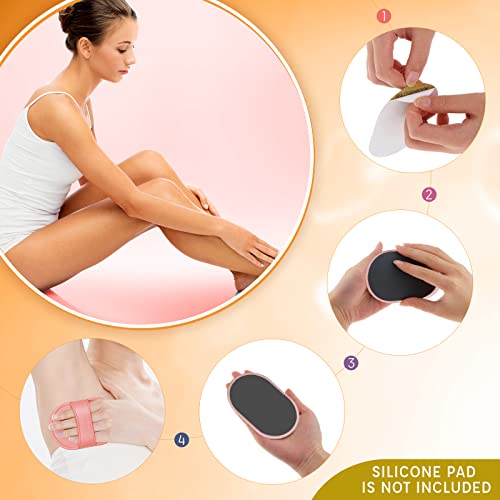 Sharplace 80 Stück Rundbewegung Haarentfernungs Pads, Enthaarungspads Set, Physikalische Haarentferner Pads, Nachfüllpads für Haarentferner, Schmerzfrei Haarentfernung für Körper & Gesicht