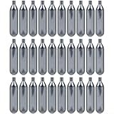 Lot de 30 cartouches de 16 g : 30 petites bouteilles de gaz scellées pour le nettoyage des canalisations, chacune une cartouche métallique non filetée de 16 g conçue pour les outils de nettoyage de canalisations AC et les tâches d'entretien CVC.