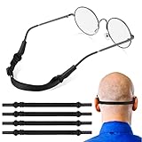 【Komfortables Strap Materail】 Das Brillenhalteseil besteht aus hochelastischem Polyestergewebe, ist weich, bequem und atmungsaktiv, reizt empfindliche Haut nicht und ist für den Langzeitgebrauch geeignet.