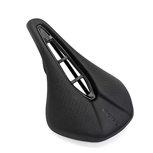 VOANZO Sillín de Bicicleta 243x155mm EVO Asiento ensanchado de Bicicleta Confort Sillín para Bicicleta de montaña de Carretera Accesorios de Ciclismo universales