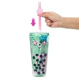 Barbie Pop Reveal Bubble Tea Series Doll & Accessories with Pet, 8 Surprises Include Color Change, Cup with Storage (Styles May Vary)