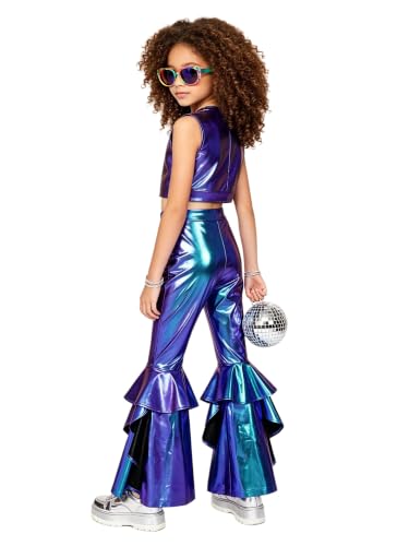 Tenue discotheque retro pour filles parfaite pour fetes anniversaire - 2