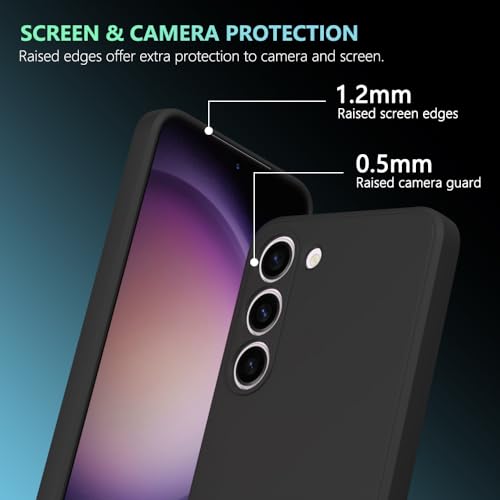 Image of for Samsung Galaxy S25 Plus Case Black, Scratch Resistant with Soft Touch, Slim Thin Phone Cover for Samsung Galaxy S25 Plus