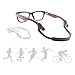 BE-TOOL 6 Pack Glasses Straps Anti-Slip Silicone Eyeglass Strap Sports Elastic Eyewear Retainers for Kids and Adults, 12 Colors (Blue)